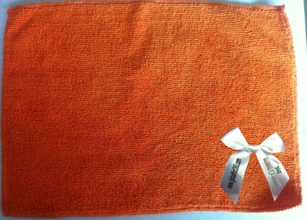 Microfiber Towel With Satin Ribbon Bowknot